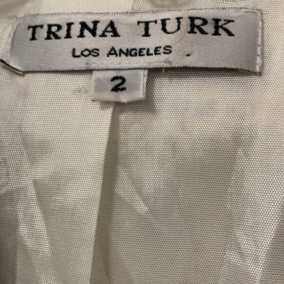TRINA TURK BLACK & WHITE‎ SKIRTSUIT SIZE 2 - Picture 3 of 7